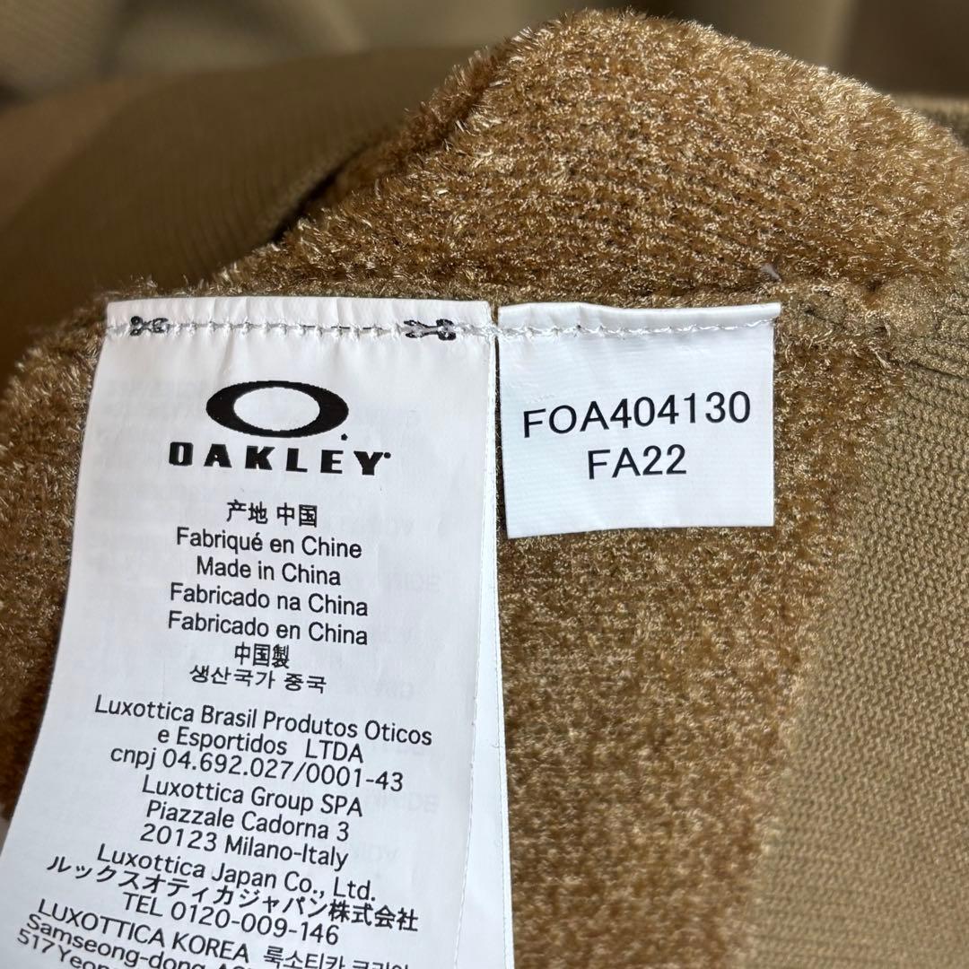 オークリー　OAKLEY クルーネック　セーター　スカル　刺繍ロゴ　裏起毛