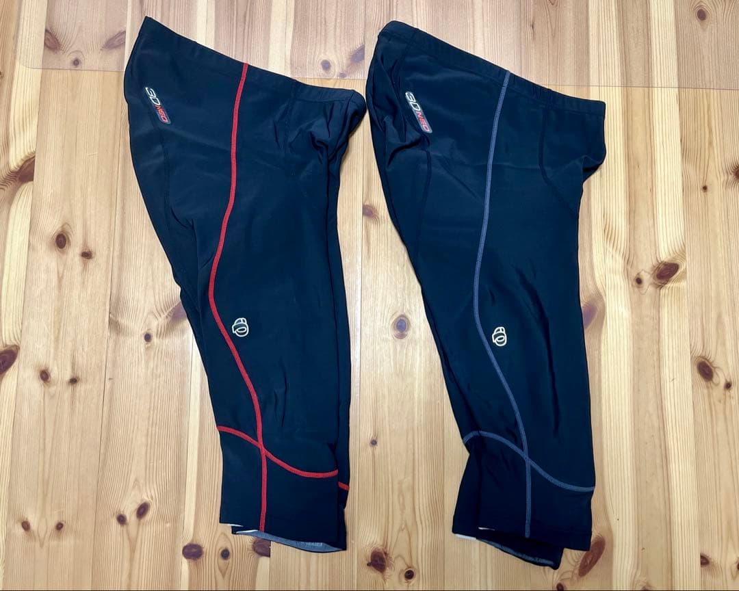【これからの季節に最適！】パールイズミ 7分丈パンツ XL 赤・灰2枚 美品！