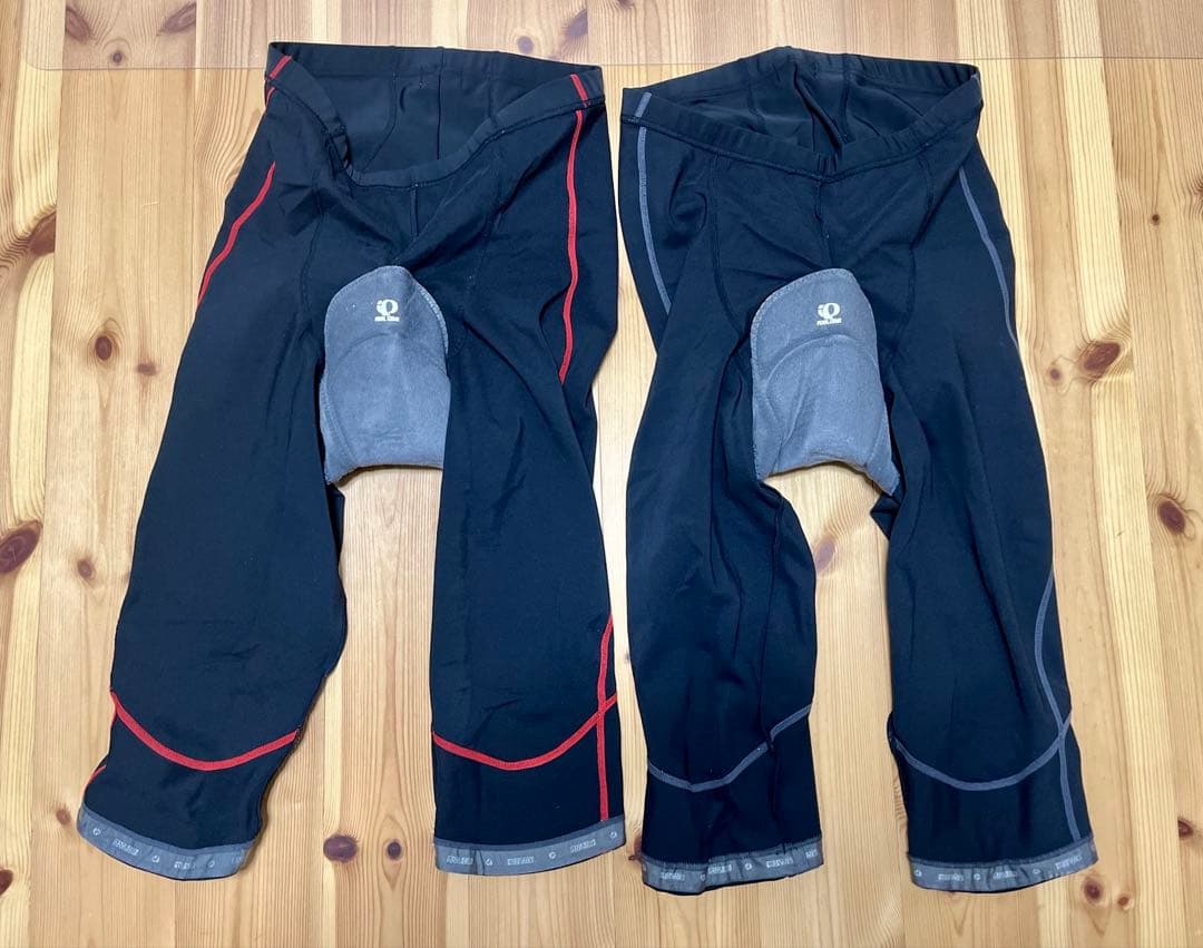 【これからの季節に最適！】パールイズミ 7分丈パンツ XL 赤・灰2枚 美品！