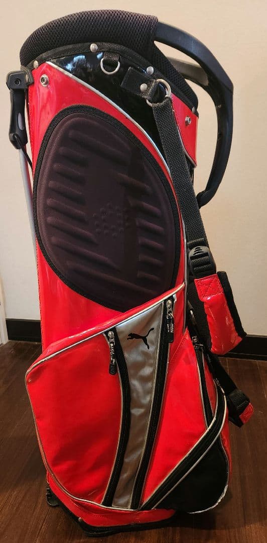 PUMA ゴルフスタンドバッグ レッド
