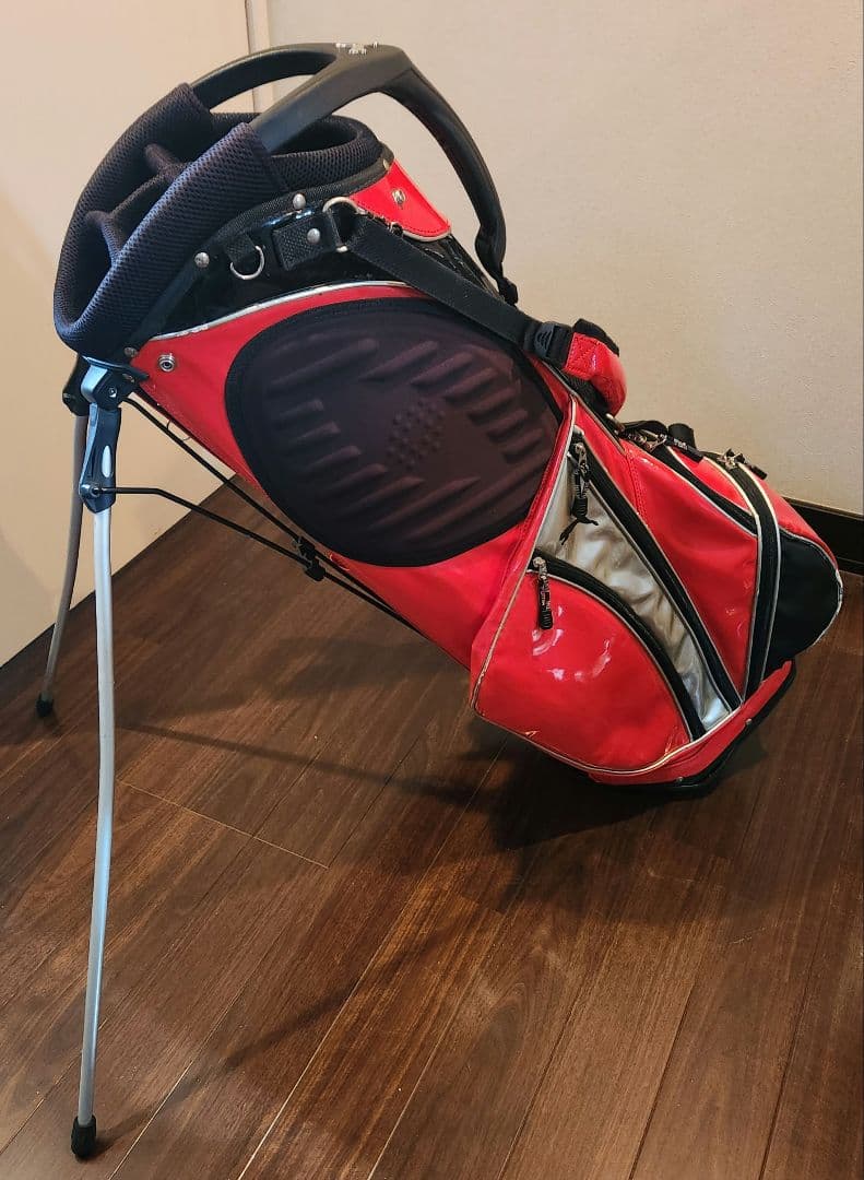 PUMA ゴルフスタンドバッグ レッド