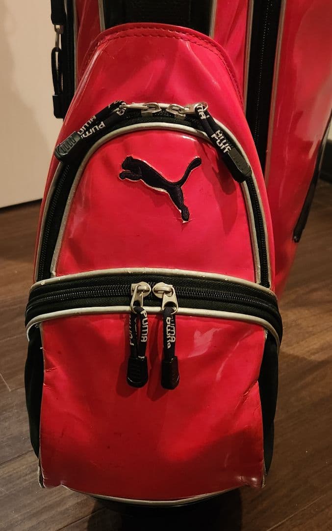 PUMA ゴルフスタンドバッグ レッド