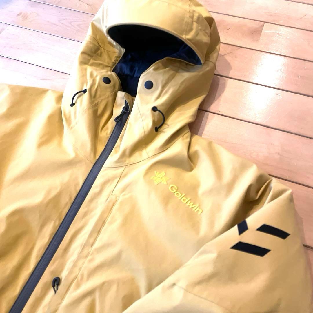 最終！Goldwin イエロージャケット フード付き
