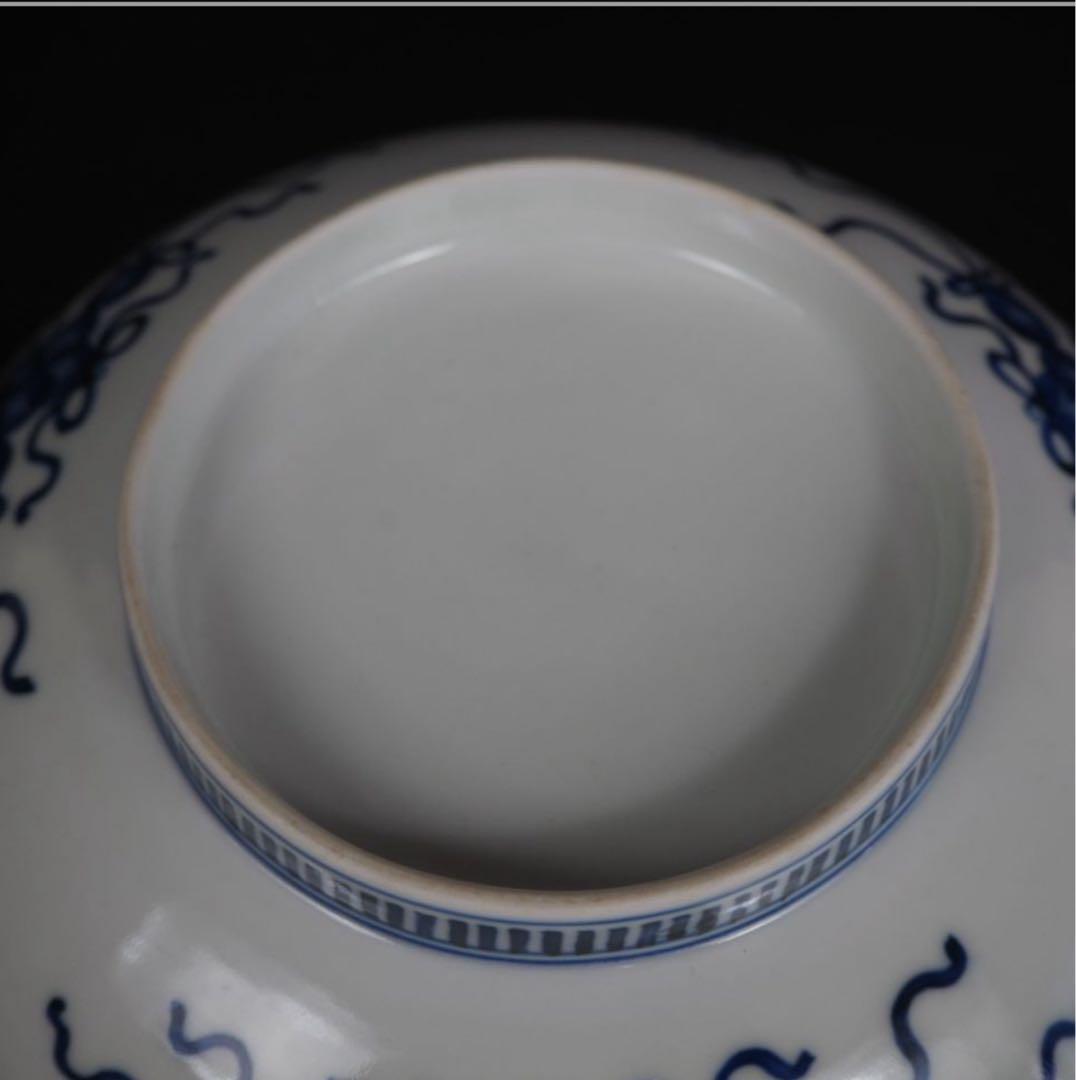 送料無料　江戸時代　色鍋島 色絵皿　櫛高台 径21.2cm