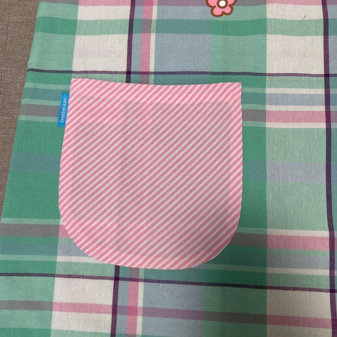 フレーベル館限定販売　大人気　こきんちゃん　エプロン　フラワー　フリーサイズ