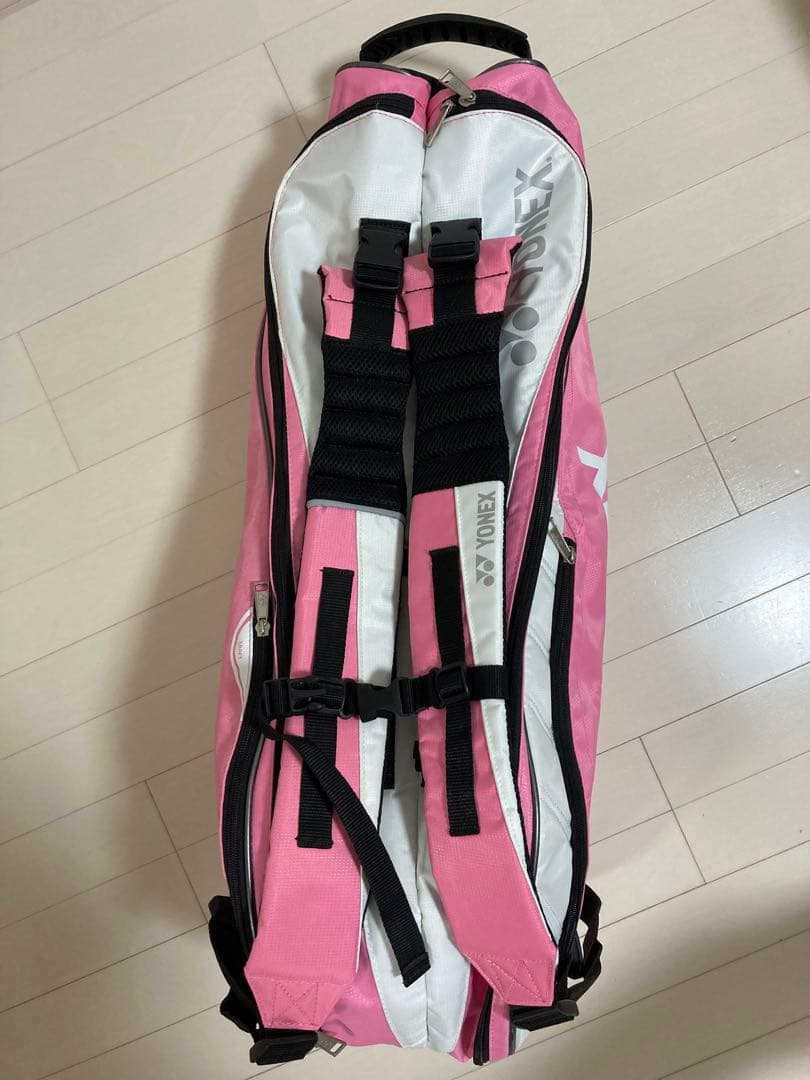 YONEX バドミントンバッグ ピンク　ラケットバッグ　テニス