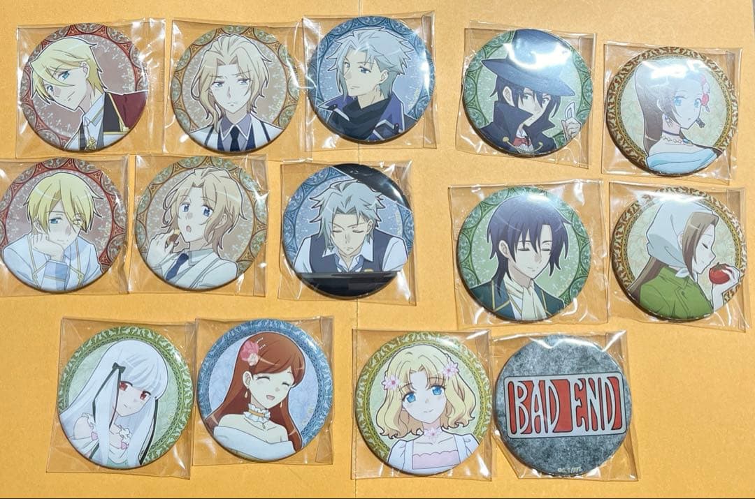 【はめふら】エンディングイラスト缶バッジ全14種コンプリートセット