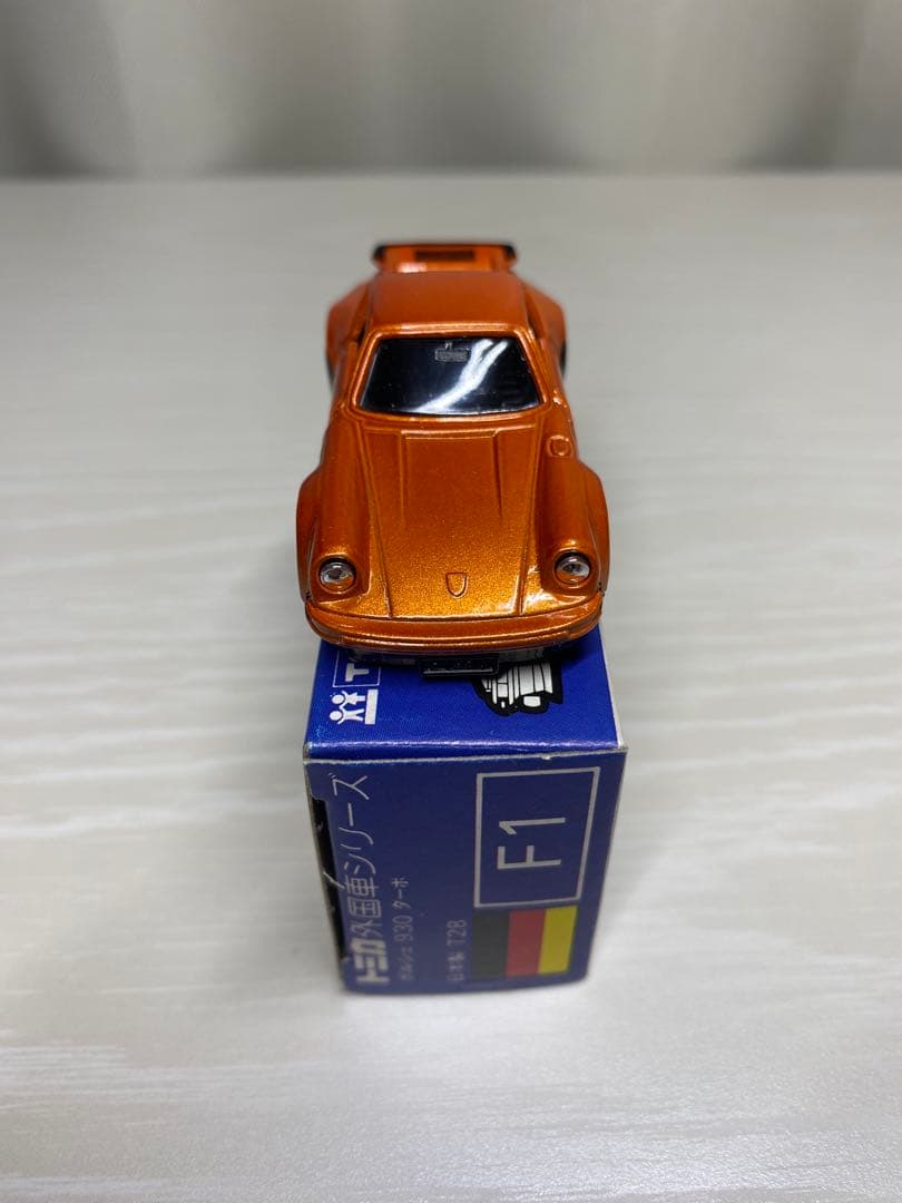 トミカ 青箱 ポルシェ930ターボ オレンジ 日本製 未使用品