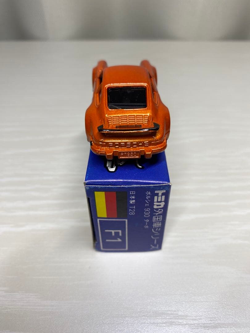 トミカ 青箱 ポルシェ930ターボ オレンジ 日本製 未使用品
