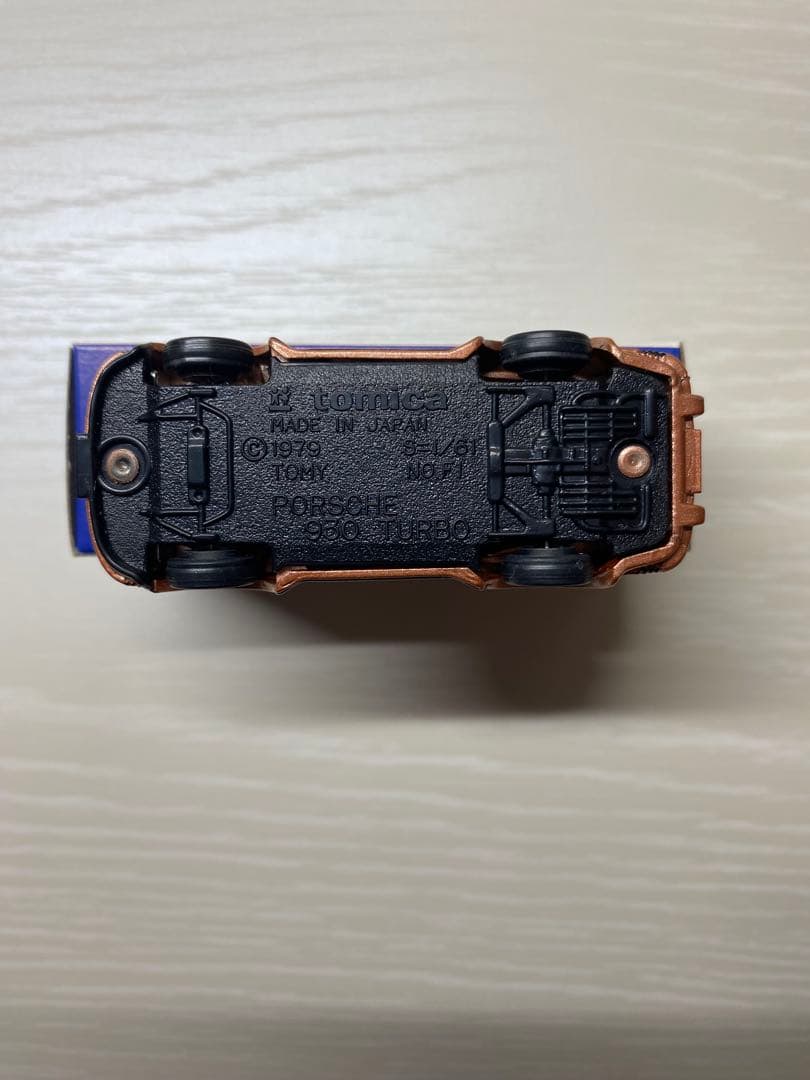 トミカ 青箱 ポルシェ930ターボ オレンジ 日本製 未使用品