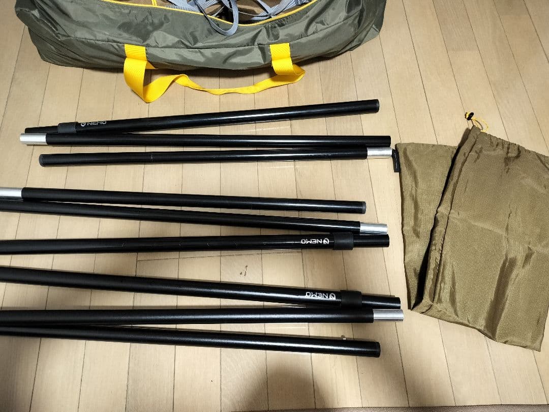 ニーモ ヘキサライト6P キャニオン　二股ポール付　代用インナーテント付