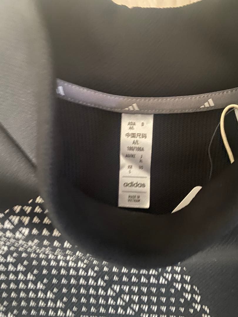 ゴルフウェア★お値下げ　adidasメンズ　モックネック★新品・未使用　タグ付き