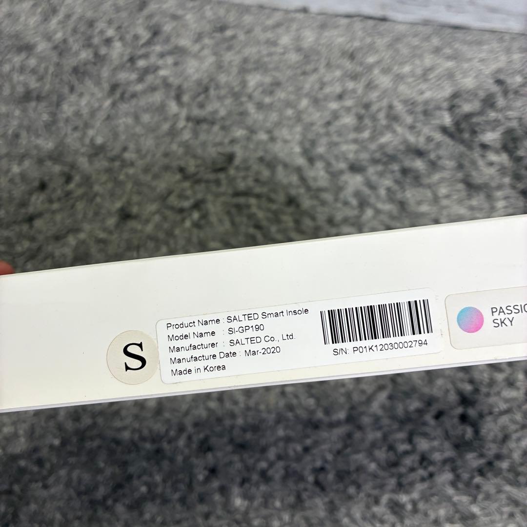 【未使用】SALTED スマートインソール S 足圧計 Bluetooth 防水