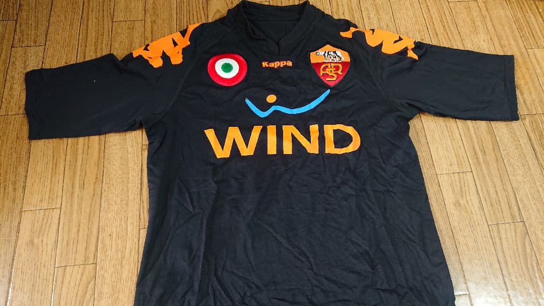 新品Kappa AS Romaユニフォーム黒ローマ