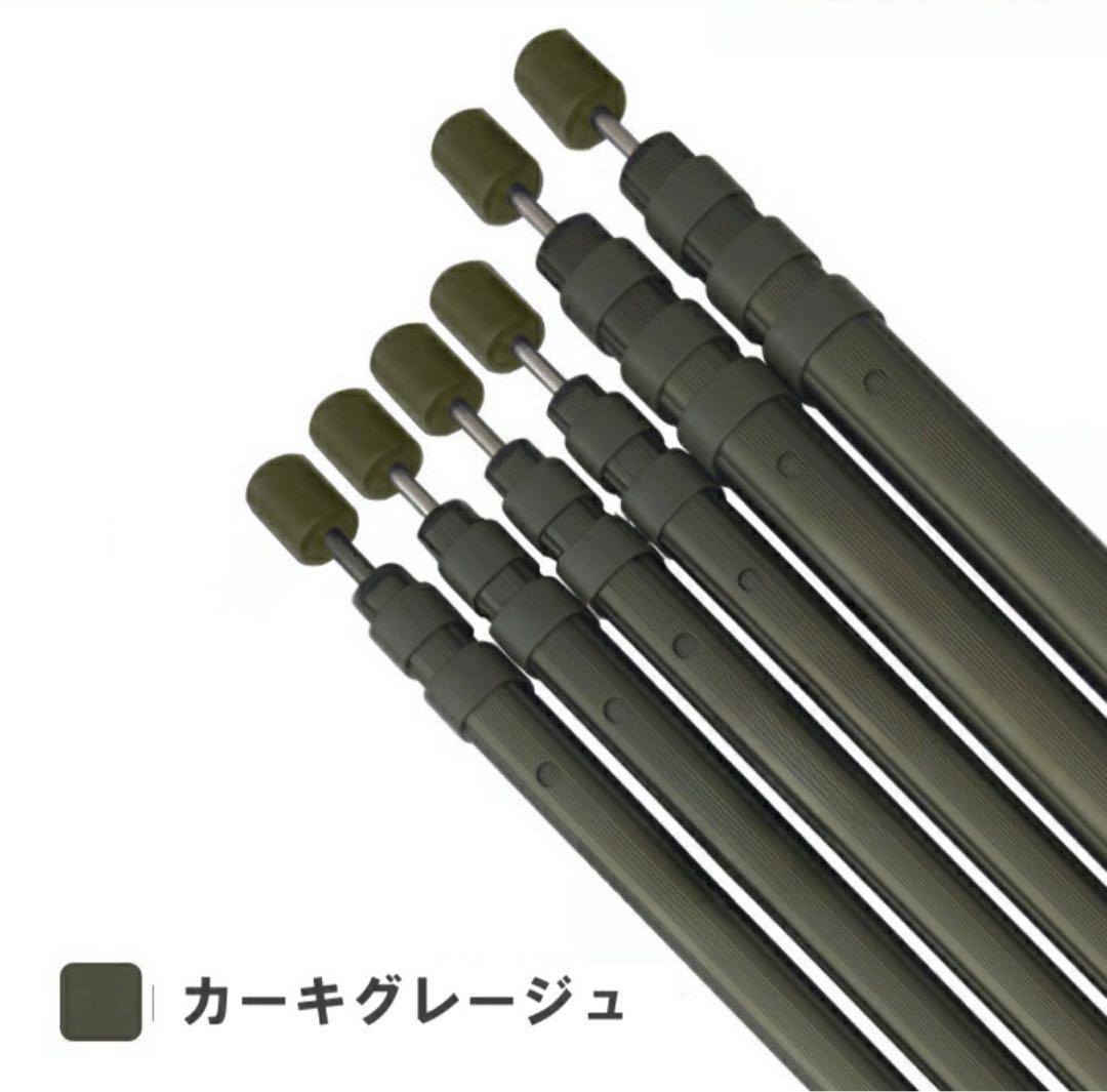 キャンプ タープポール アルミ製　スクェアタイプ