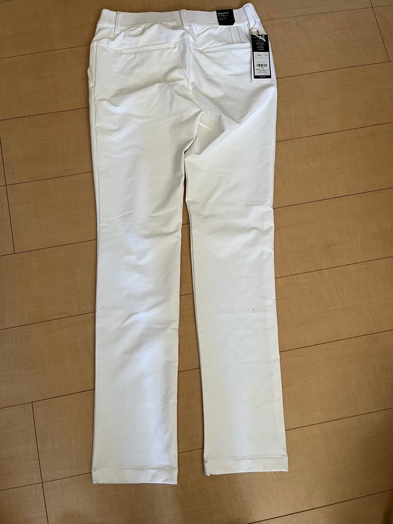 新品　アディダス　ゴルフ　L 白　ストレッチ　撥水