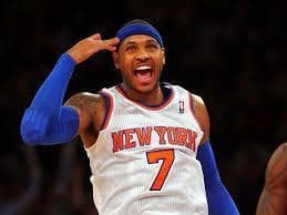 ★未使用品　NBA カーメロ・アンソニー　KNICKS ユニフォーム　シャツ
