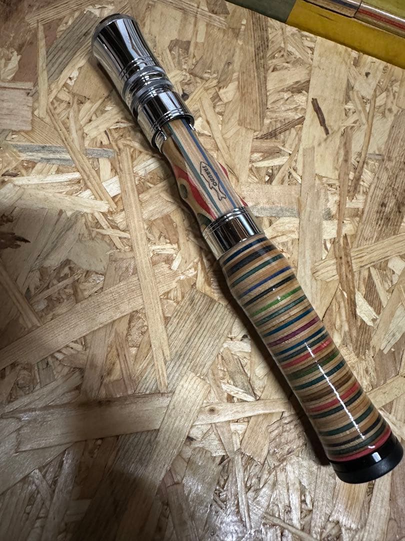 渓流釣り　スピニング　ハンドメイドグリップ