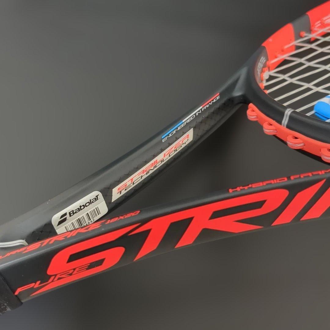 BabolaT　PURE STRIKE　18×20　テニスラケット　硬式　G3