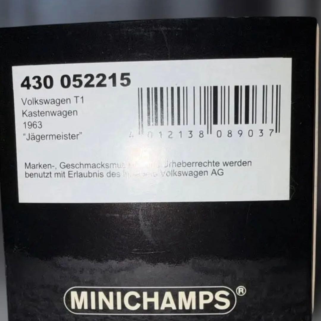 MINICHAMPS Volkswagen T1 Jägermeister