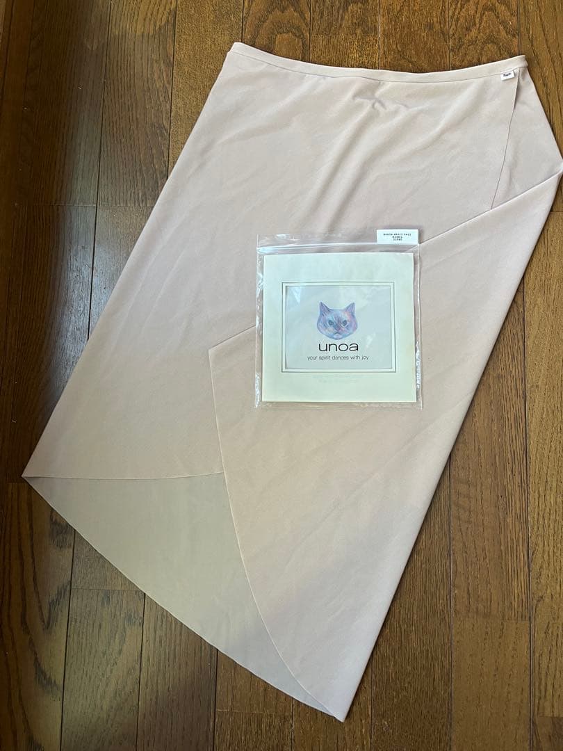 Unoa ウノア Noble Skirt Tail nude pink L極美品