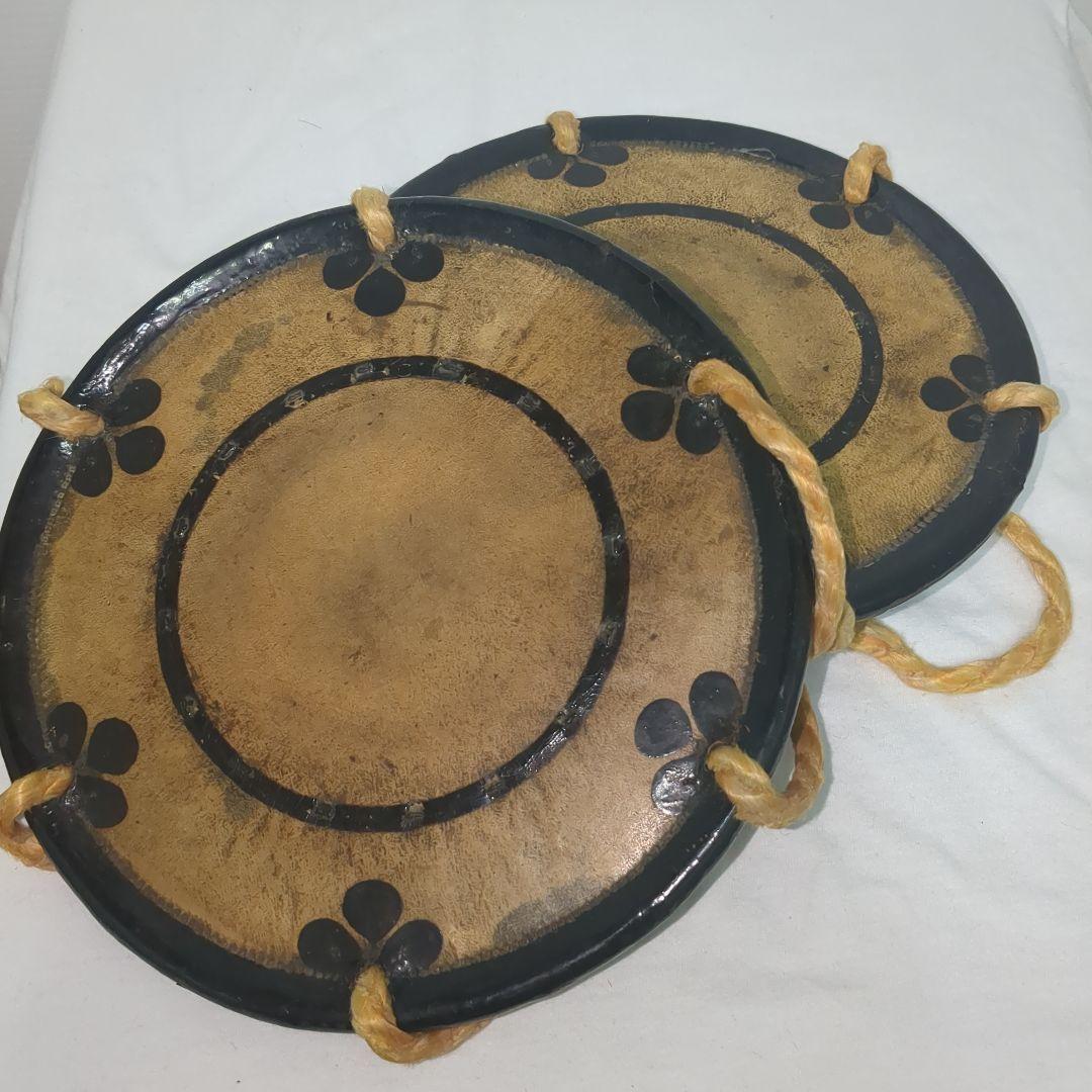 【現状品】和楽器　小鼓　革　鼓