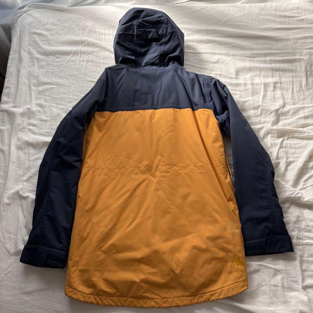 BURTON スノーボードジャケット オレンジ/ネイビー