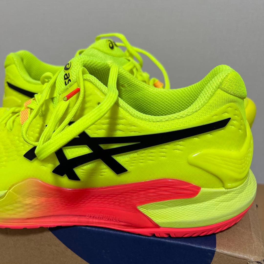Asics GEL-RESOLUTION 9 PARIS 27.0cm イエロー