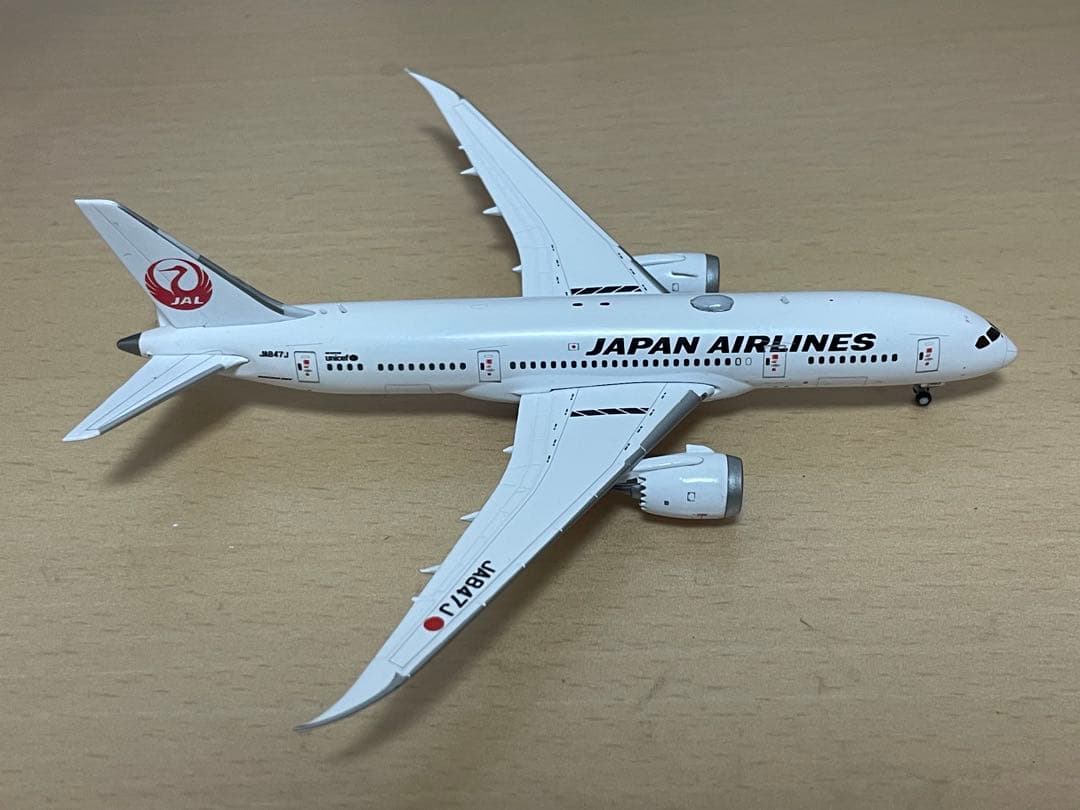 【カスタム品】JAL B787-8 JA847J (国内線機材) 1/400