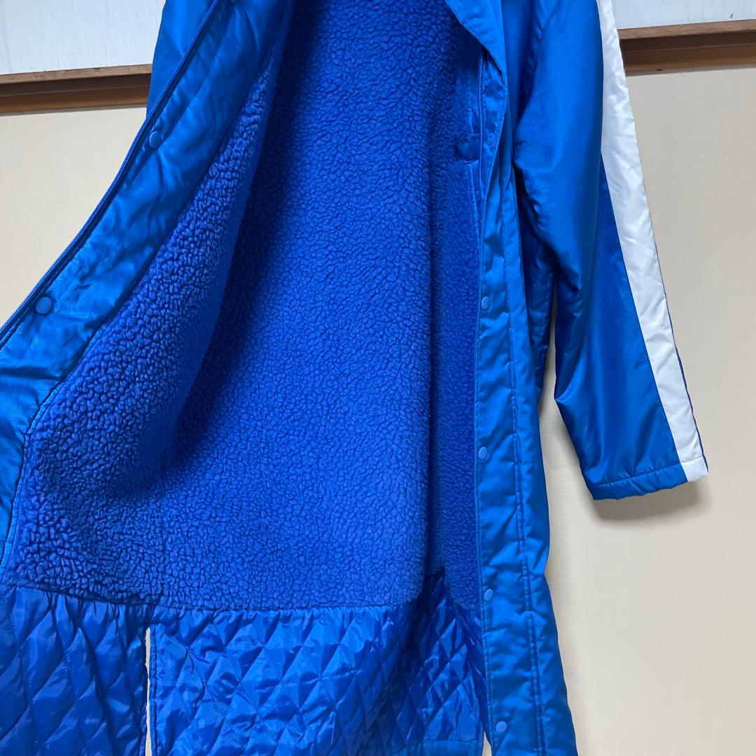 PUMA フリースライニング ベンチコート 青