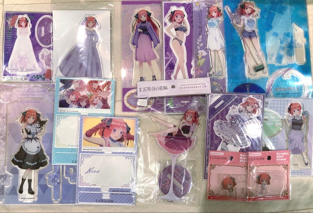五等分の花嫁　中野二乃　アクリルスタンド29点セット