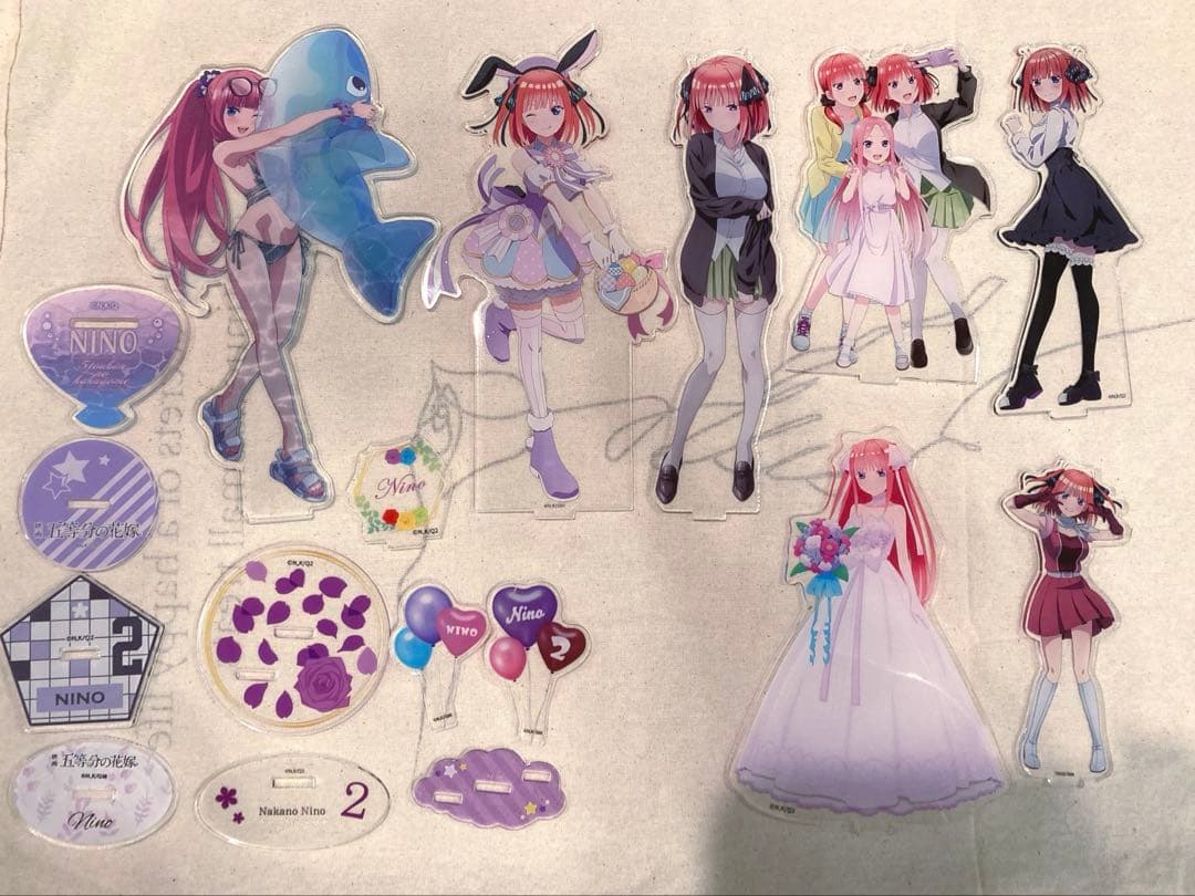 五等分の花嫁　中野二乃　アクリルスタンド29点セット