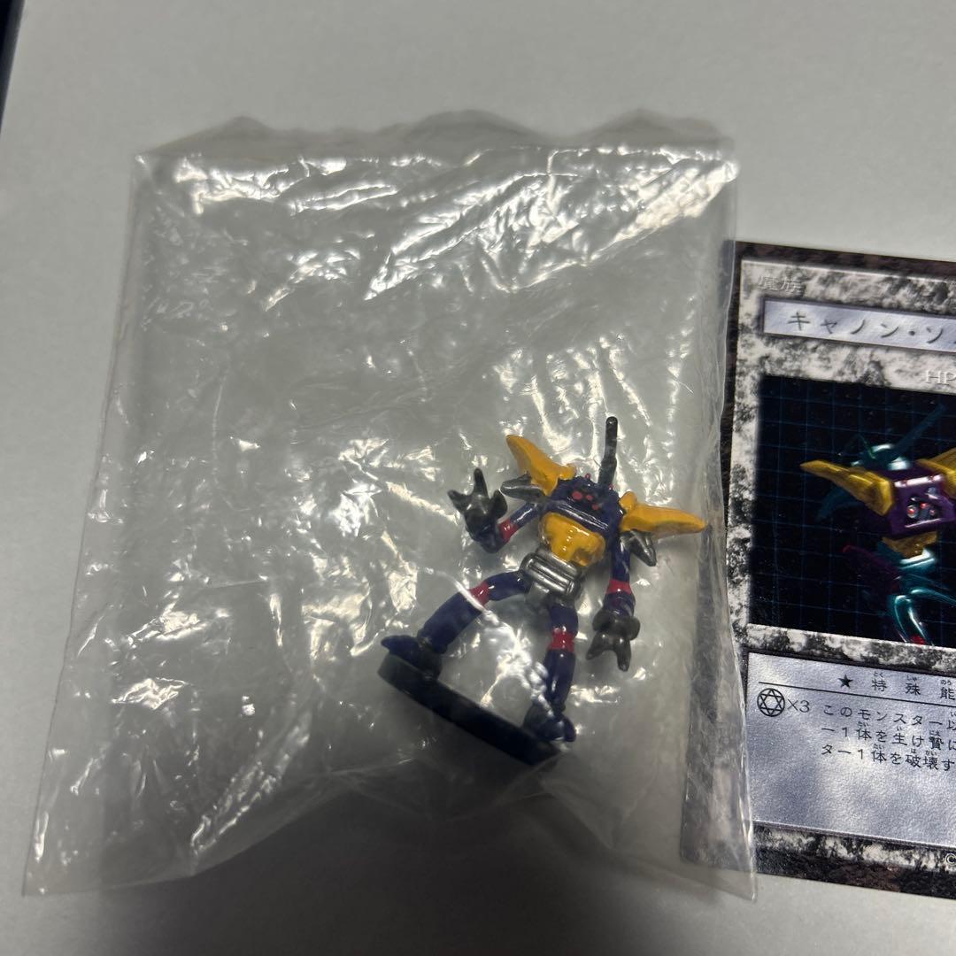 遊戯王ダンジョンダイス　キャノンソルジャー　フィギュア未開封　カード