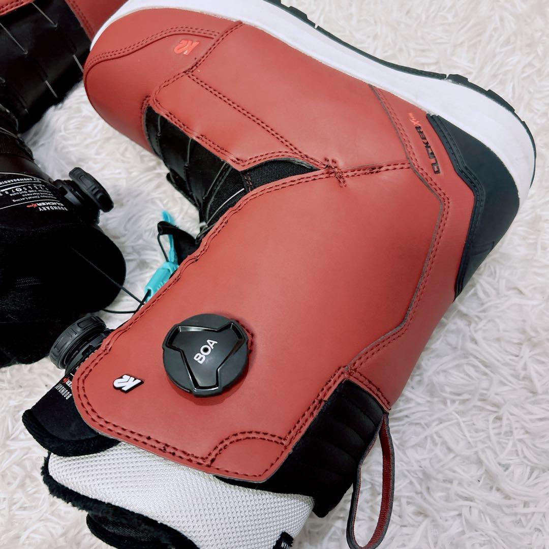 【美品】BOUNDARY CLICKER XHB ステップインブーツ　28cm