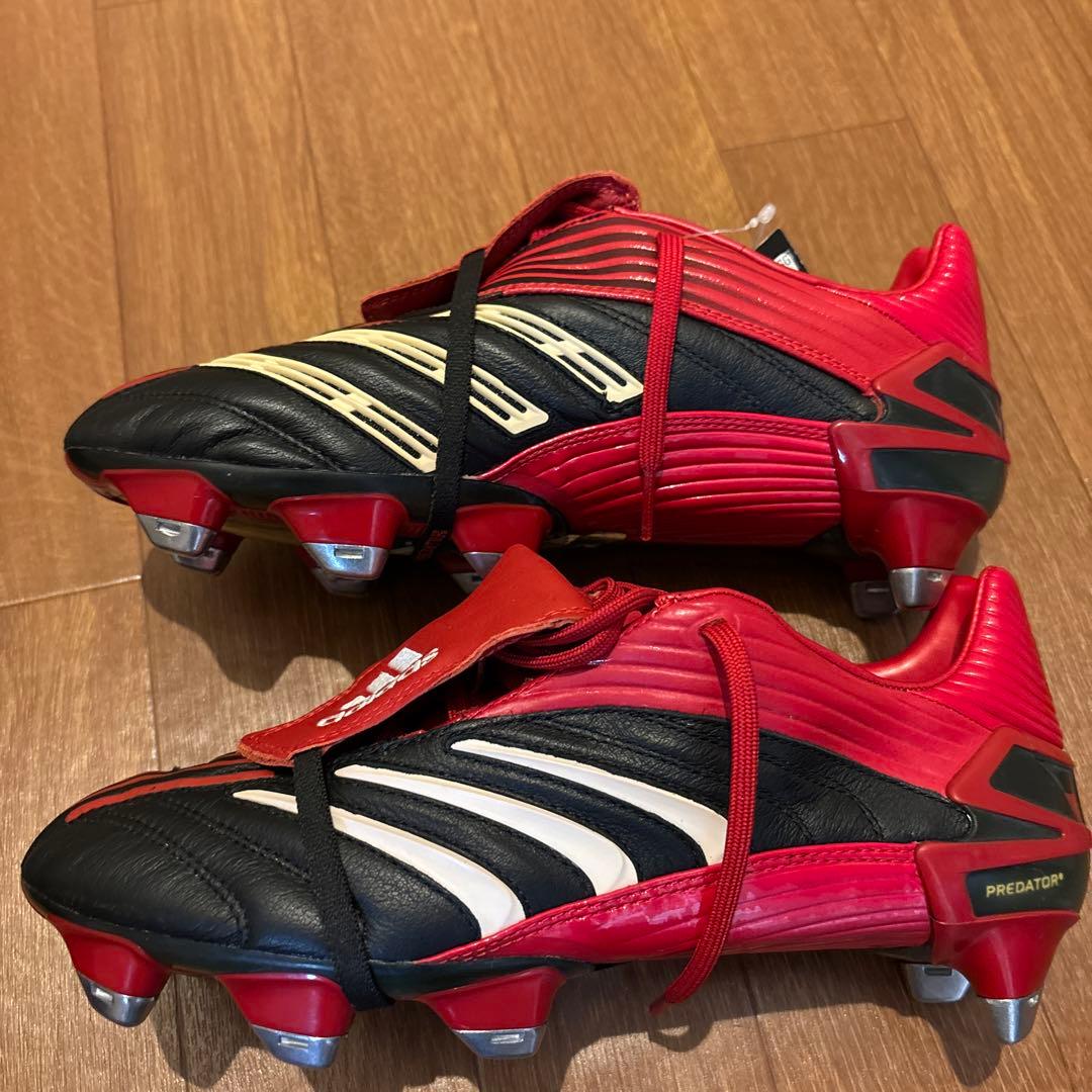25cm adidas Predator 赤/黒 スパイクシューズ