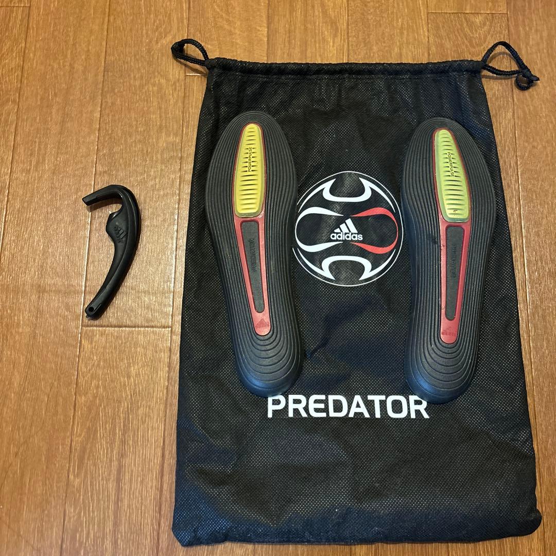 25cm adidas Predator 赤/黒 スパイクシューズ