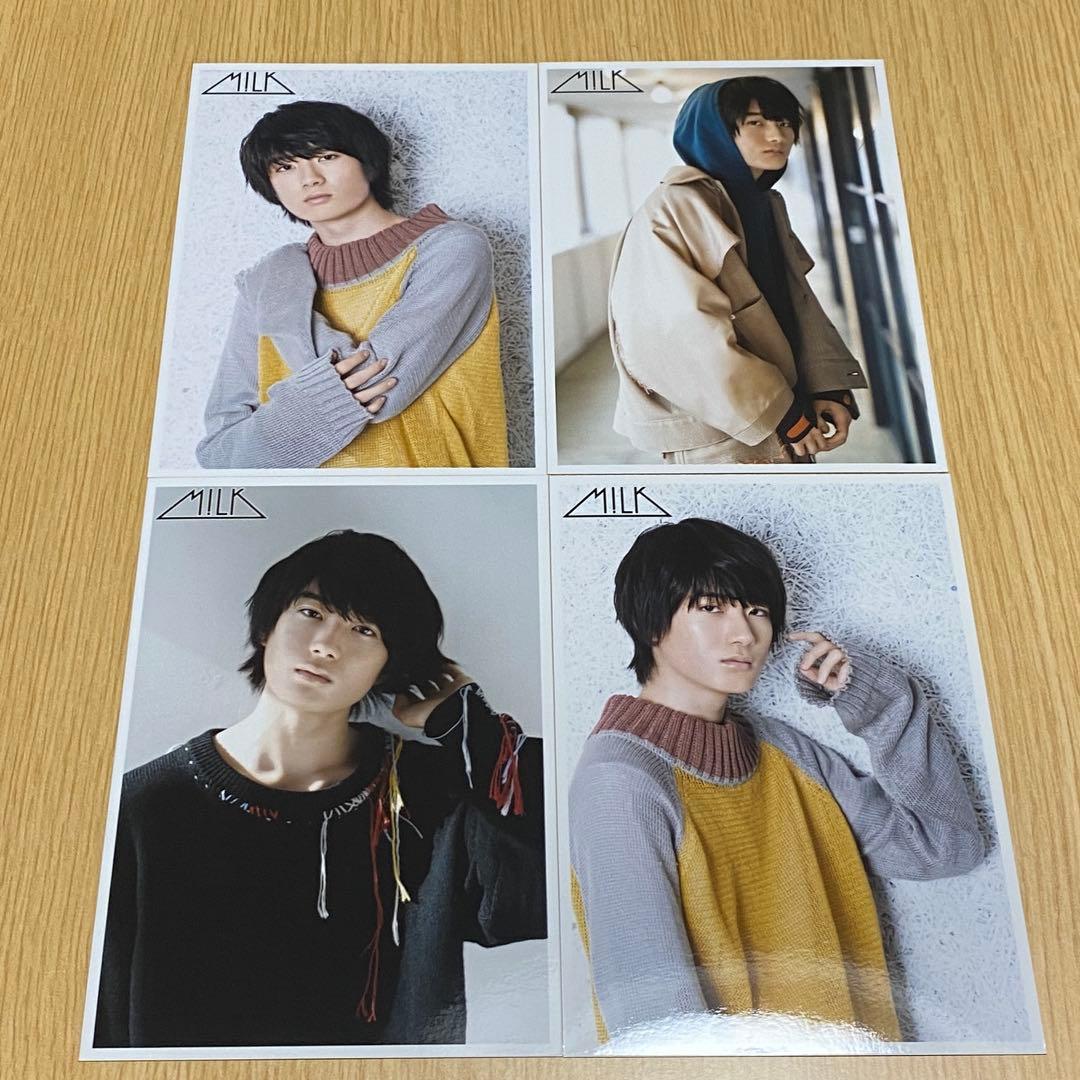 M!LK 山中柔太朗 生写真 27枚 コースター 2枚 セット まとめ売り