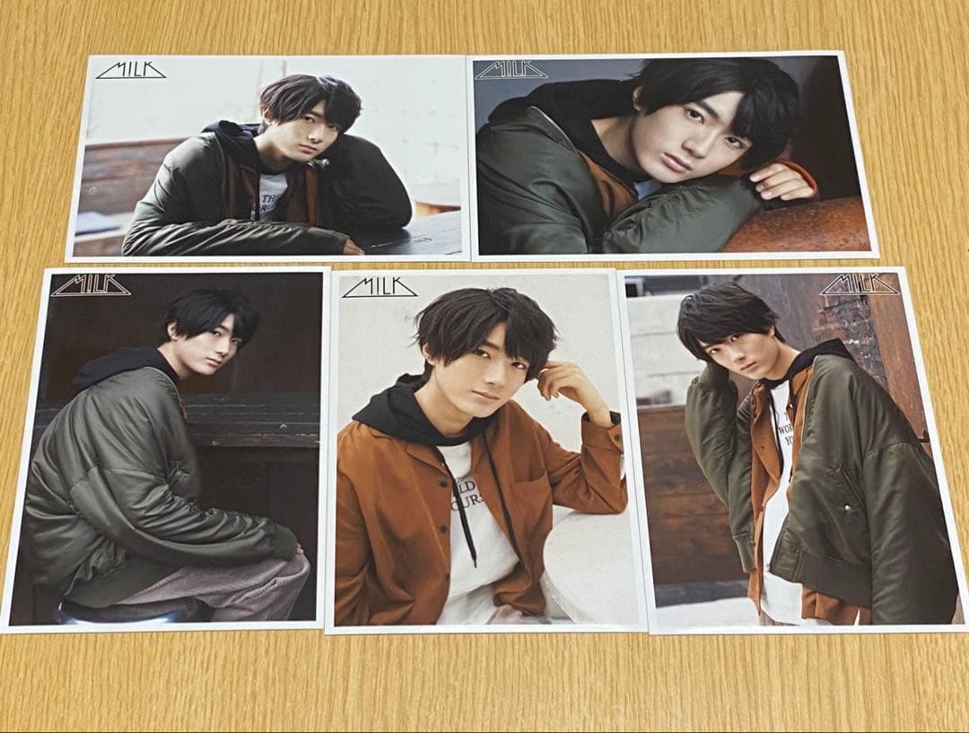 M!LK 山中柔太朗 生写真 27枚 コースター 2枚 セット まとめ売り