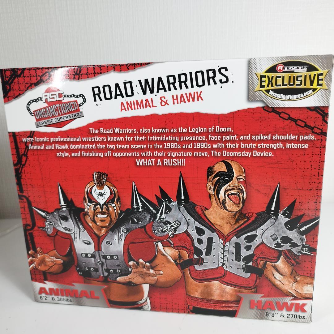 WWE ロードウォリアーズ フィギュア ホーガン ホーク レッド アニ I490