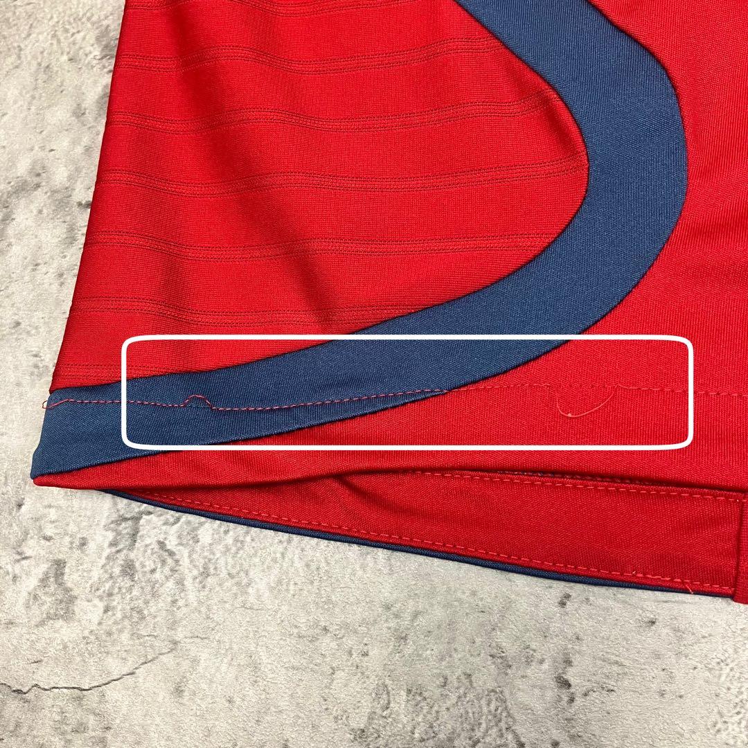 adidas サッカースペイン代表 ノースリーブ プラクティスシャツ 古着 ロゴ