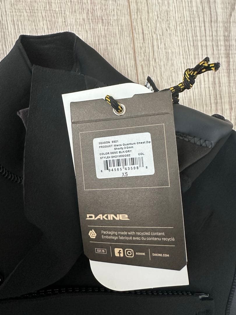 新品】DAKINE ダカインウェットスーツ3/2mm 半袖スプリング未使用