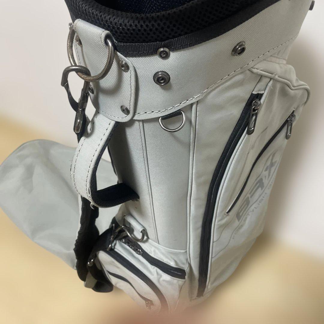 Mizuno BRX キャディバッグ グレー フード付き