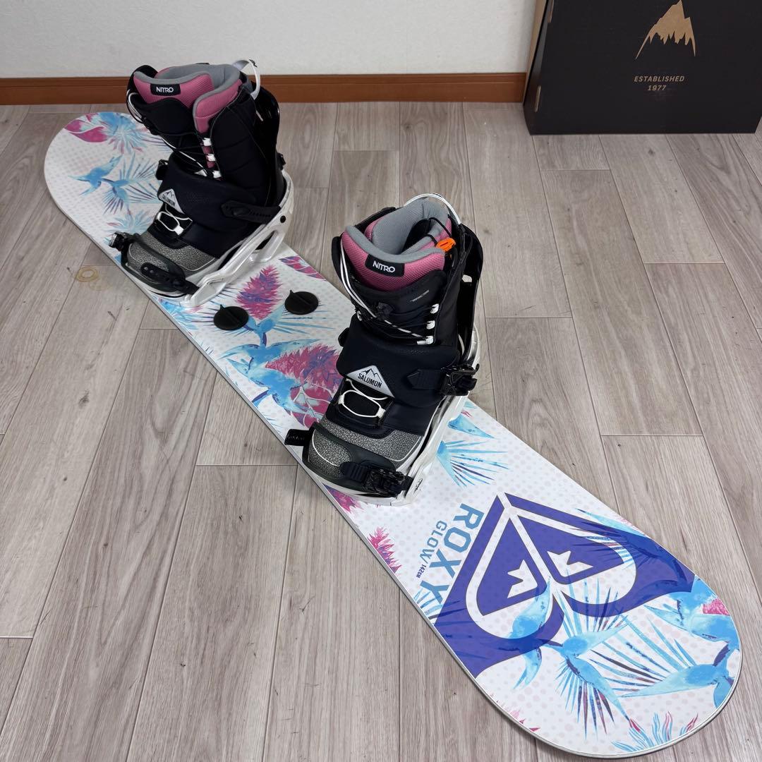 ROXY レディーススノーボード セット142cm