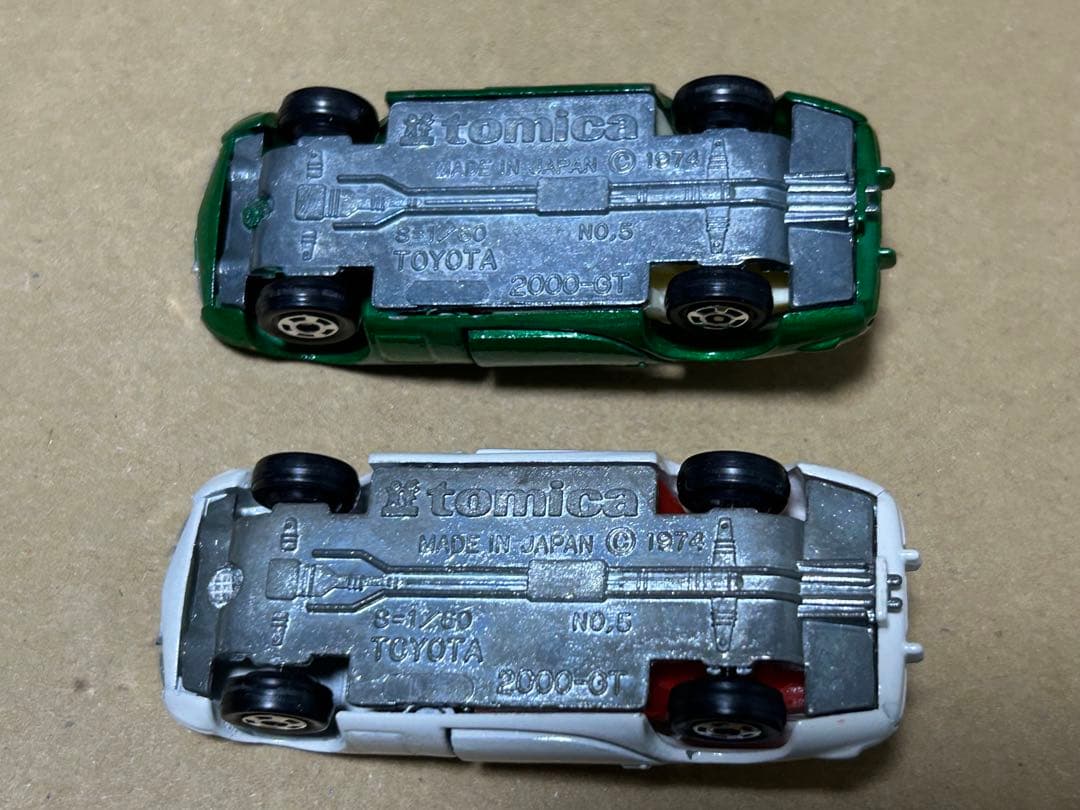 日本製 トミカ トヨタ 2000GT ２台セット