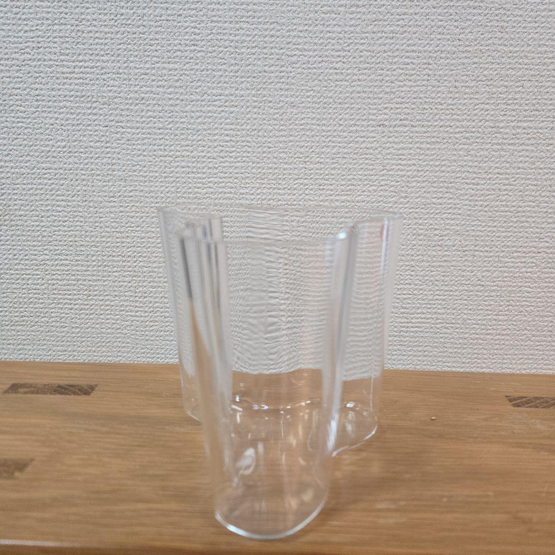 【未使用】イッタラ  アルヴァ・アアルトベース 95mm クリア