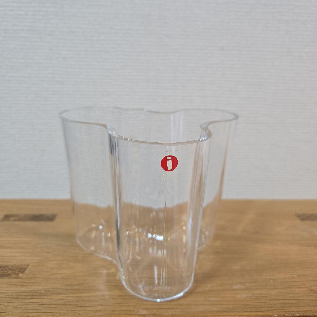 【未使用】イッタラ  アルヴァ・アアルトベース 95mm クリア