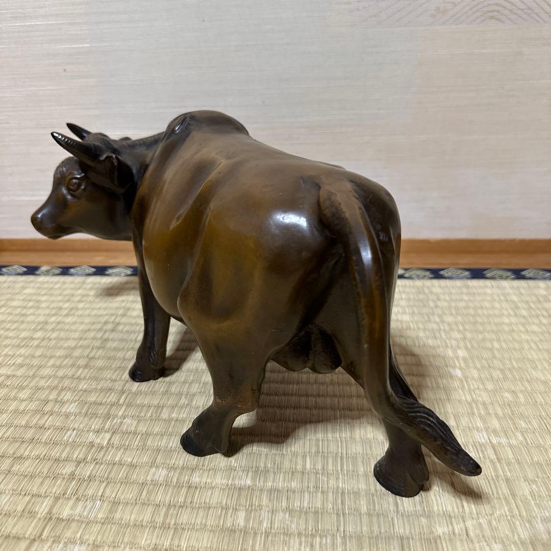 立牛童子 銅器 和風置物 金属工芸 鉄製