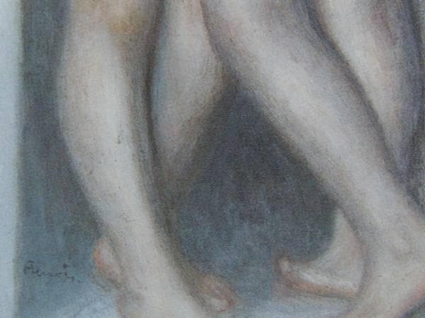 ルノワール 、【果物盆をいただく裸婦】、希少画集画、新品高級額・額装付