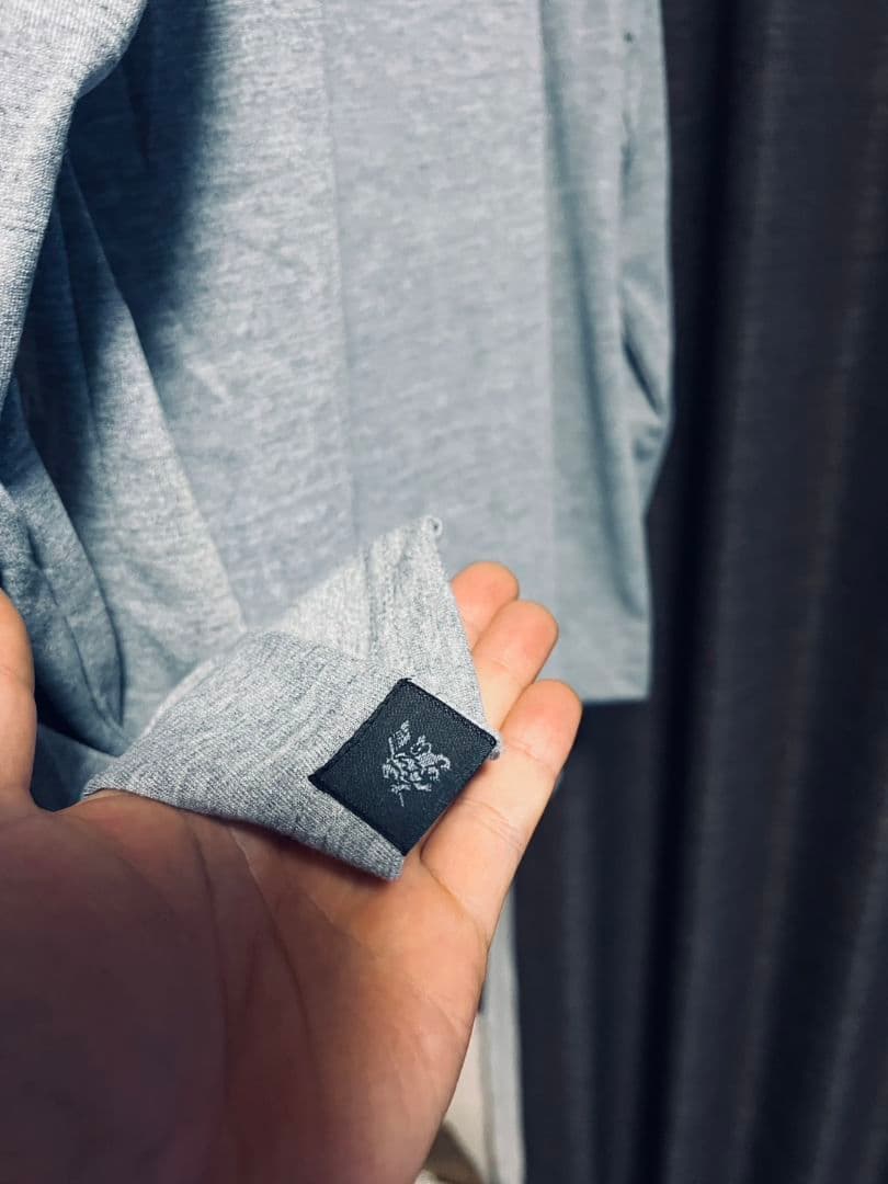 CASKET カスケット 長袖Tシャツ グレー 試着のみ