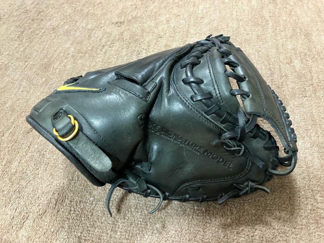 も*ん様 NIKE J2 SIGNATURE MODEL 捕手ミット 黒